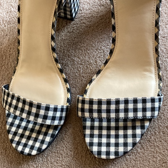 NWOT Sam Edelman Black & White Heeled Sandals Size 10 - Picture 3 of 8